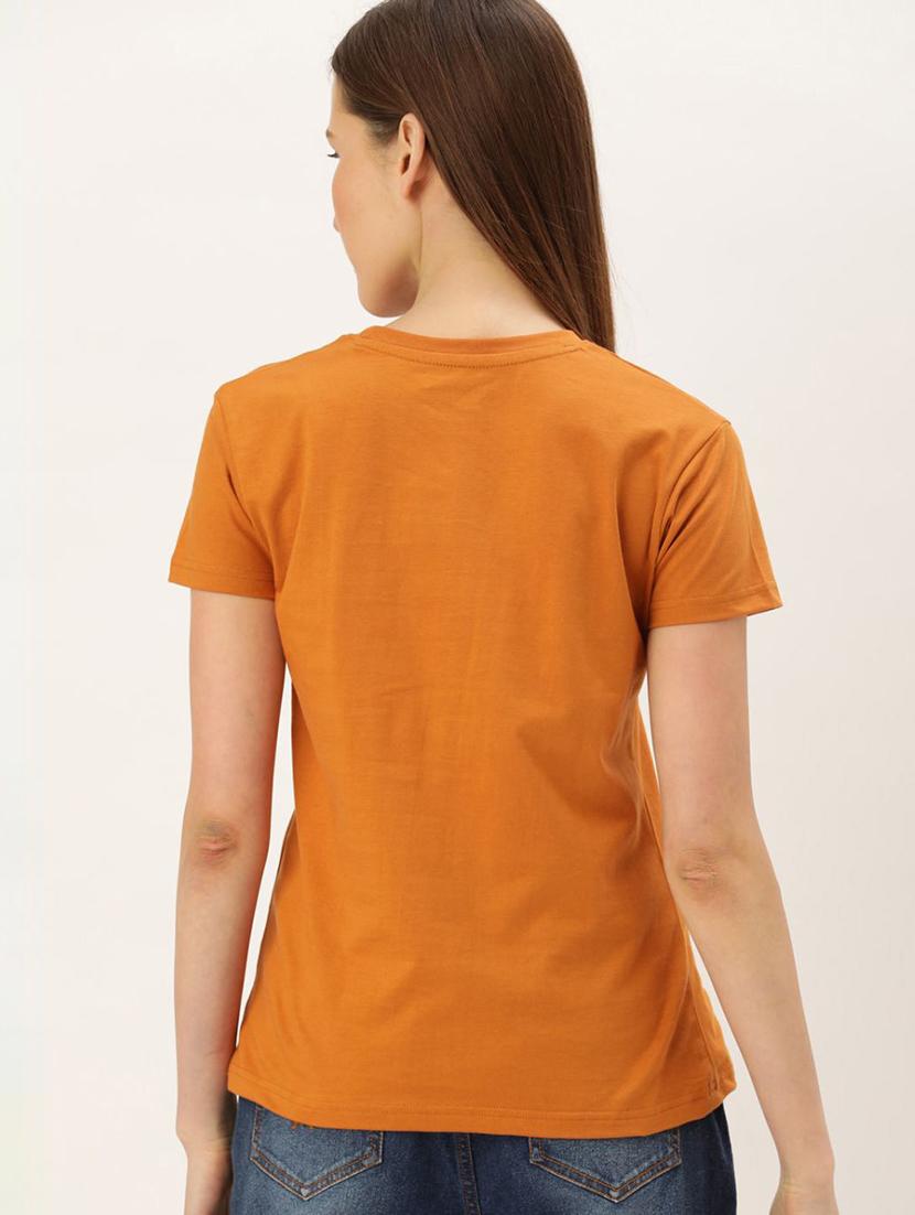 women solid short sleeves t-shirt - 20721452 - Standard Image - 2