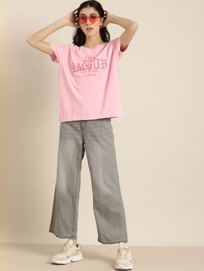rosewater round neck t-shirt - 20721637 - Standard Image - 2