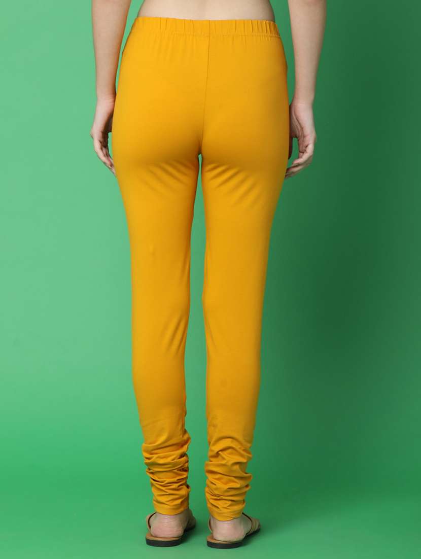 women mustard churidar leggings - 20724725 -  Standard Image - 2