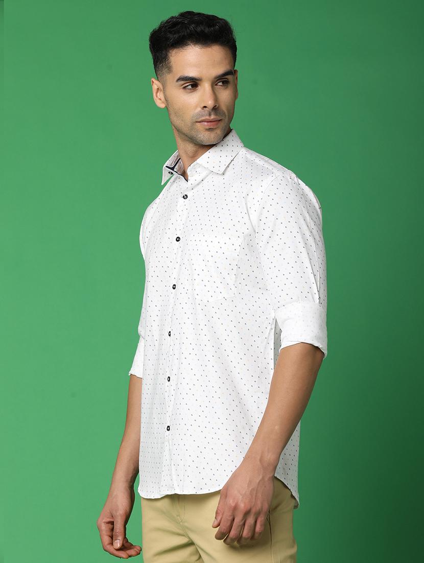 men collared long sleeve casual shirt - 20724731 - Standard Image - 2