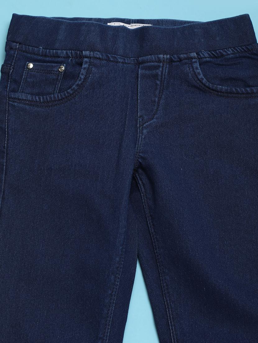 girls blue solids plain jeans - 20724987 - Standard Image - 2