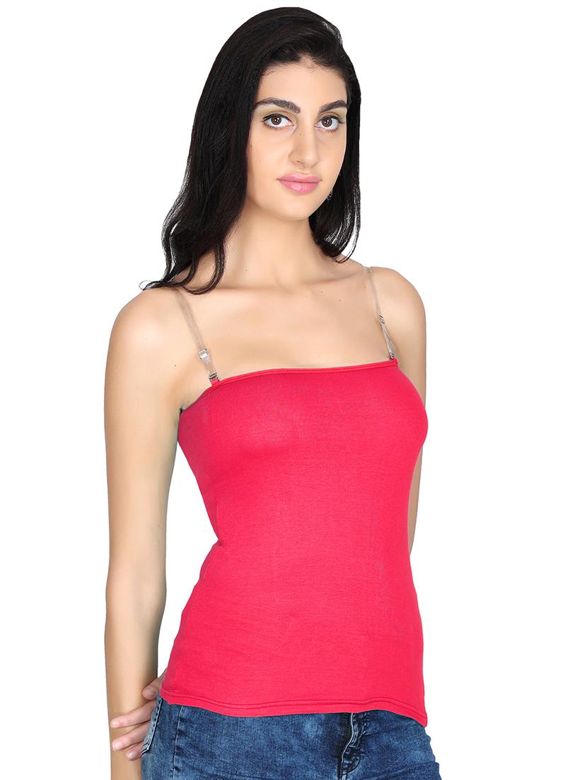 pack of 3 solid transparent straps camisoles - 20726435 - Standard Image - 7