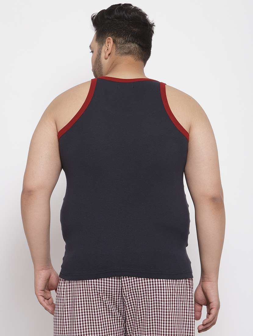men cotton sleeveless vest - 20727458 - Standard Image - 2