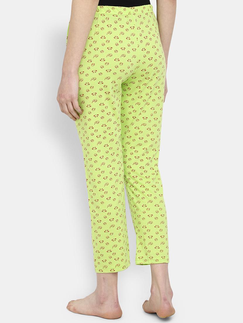 women printed mid rise pajama - 20727739 - Standard Image - 2