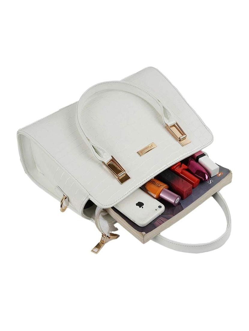 black solids leatherette handbag - 20727912 - Standard Image - 2