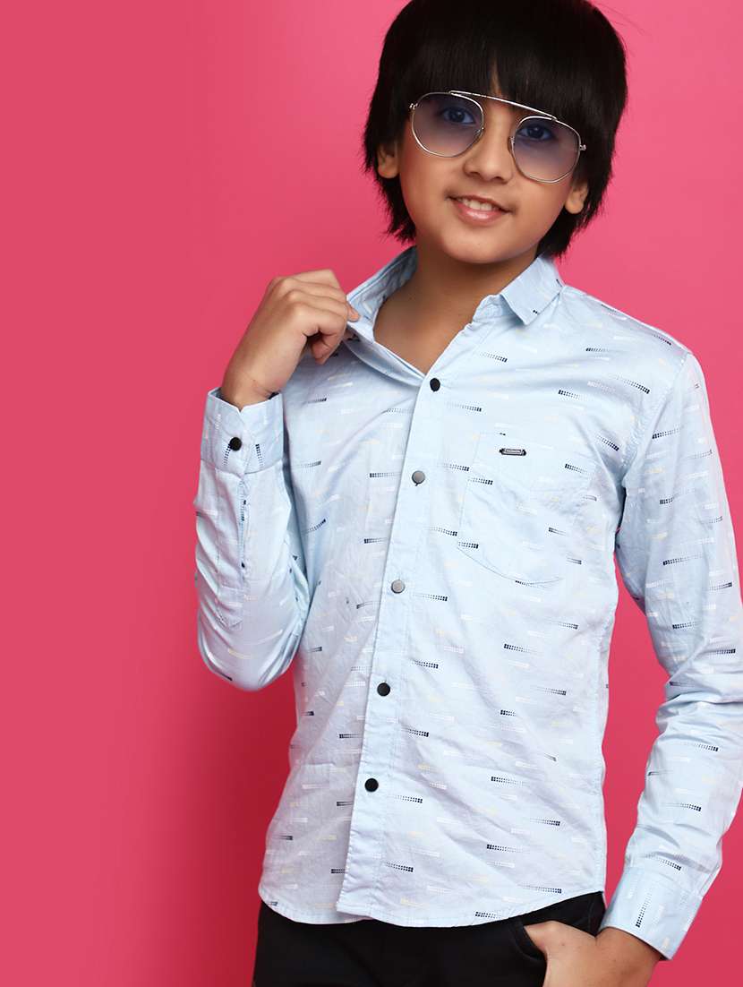 boys long sleeved printed shirt - 20728023 -  Standard Image - 2