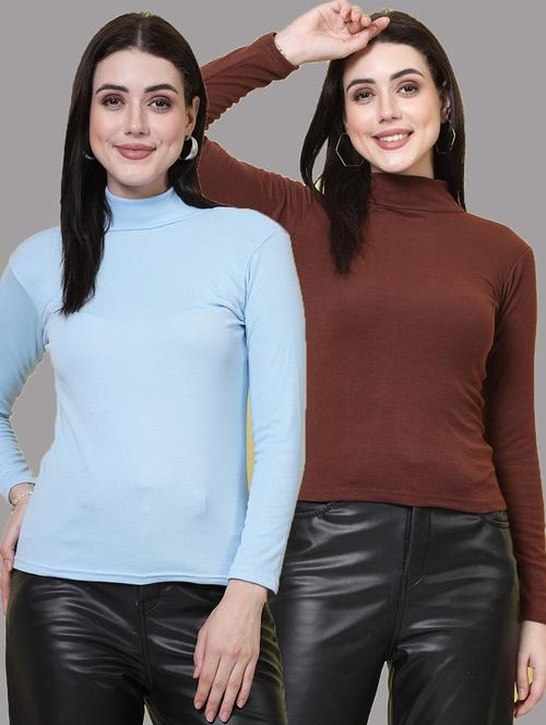 pack of 2 solid multi colored top - 20728965 -  Standard Image - 0