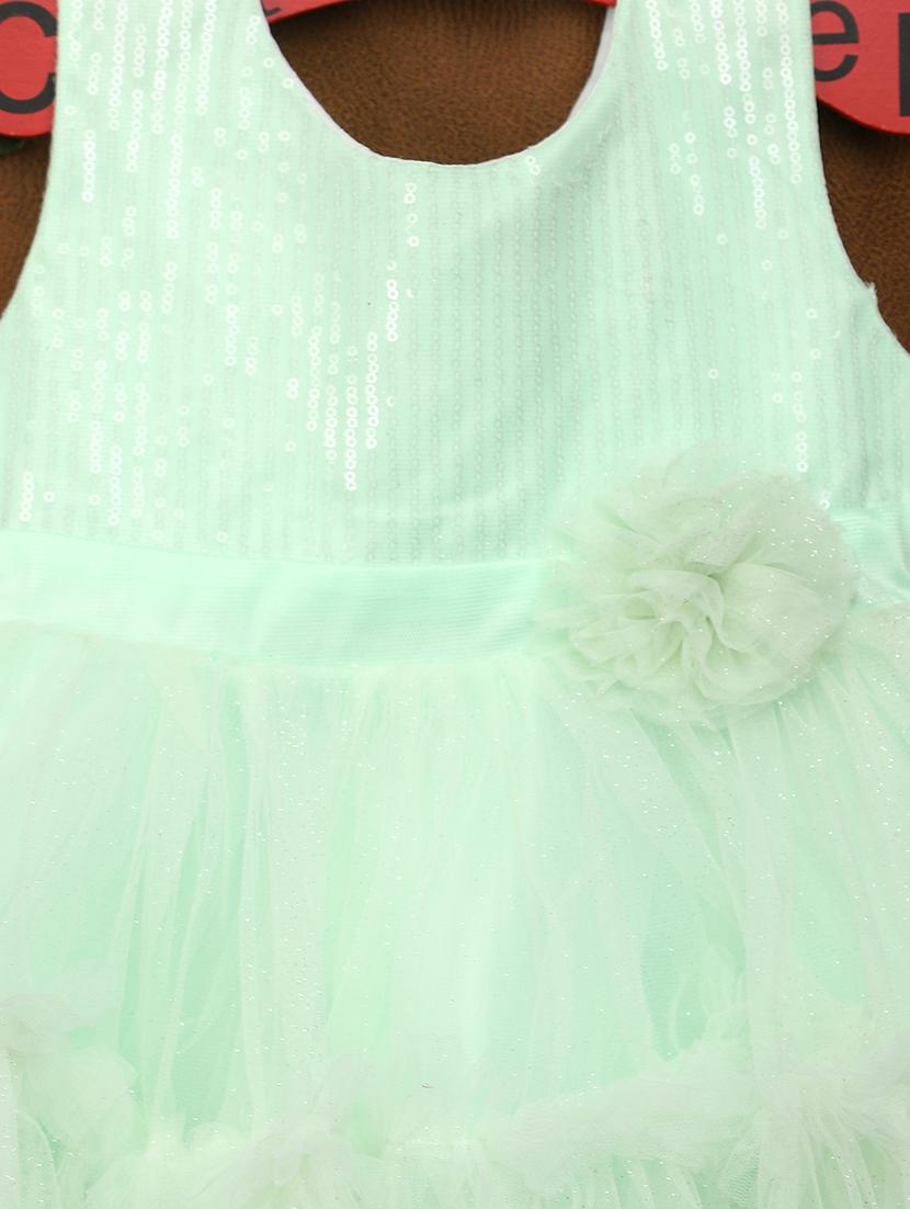 green sequined detailed dress - 20729054 - Standard Image - 2