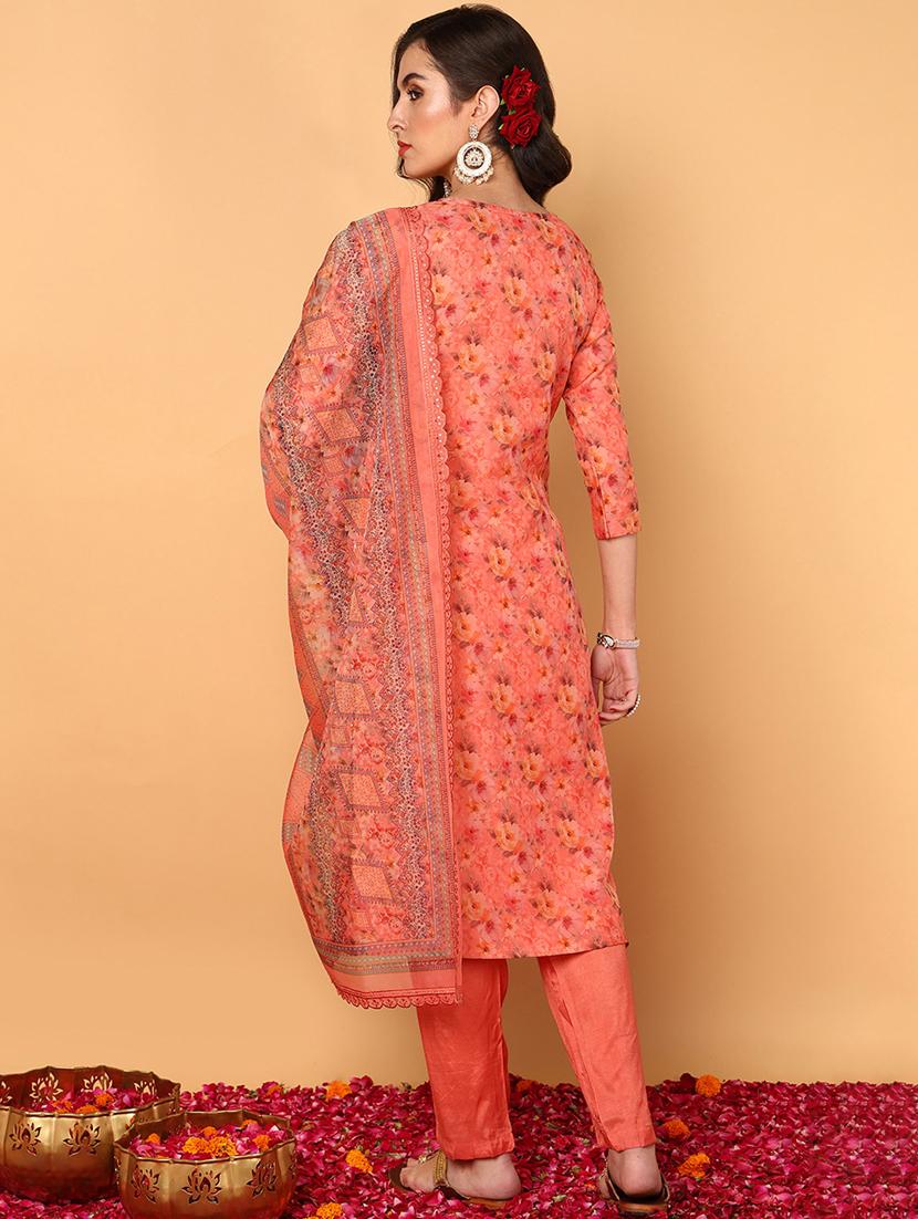 women floral printed kurta pant set with dupatta - 20729391 - Standard Image - 2
