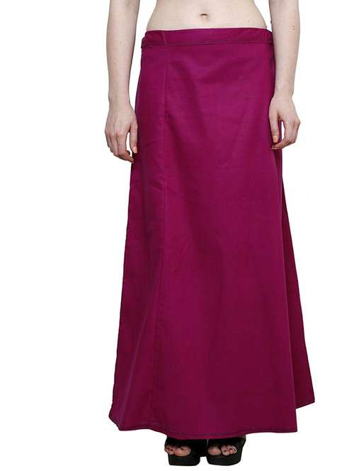magenta straight petticoat