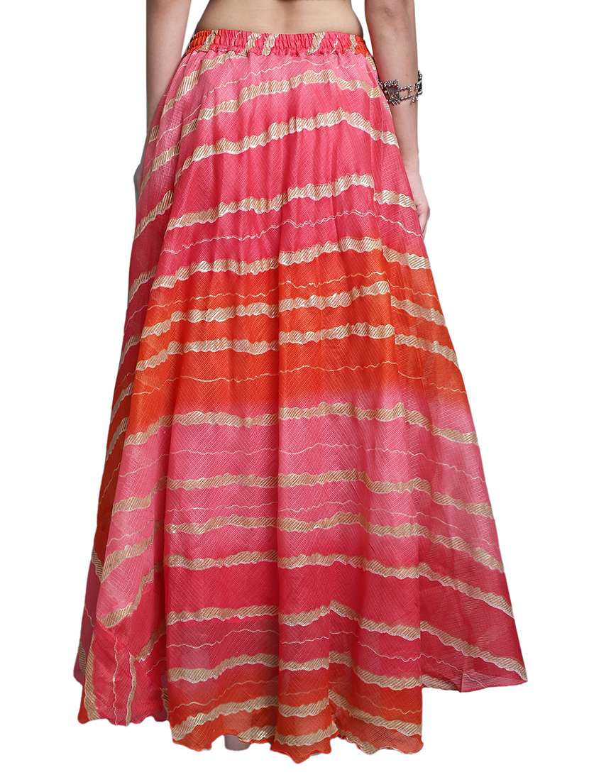 women printed flared maxi skirt - 20730369 -  Standard Image - 2