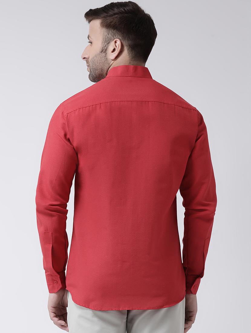 men solid cotton casual shirt - 20730397 - Standard Image - 2