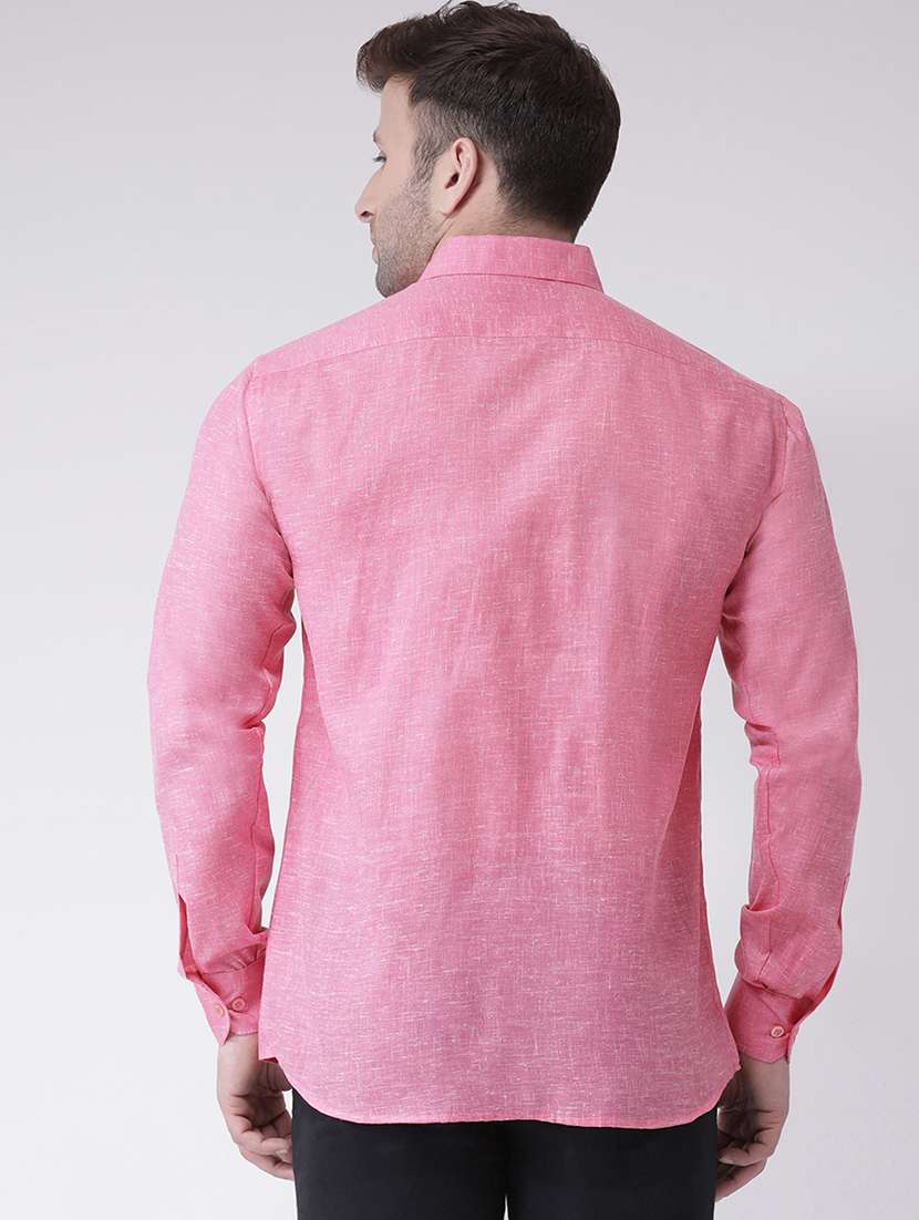 men solid cotton casual shirt - 20733061 - Standard Image - 2
