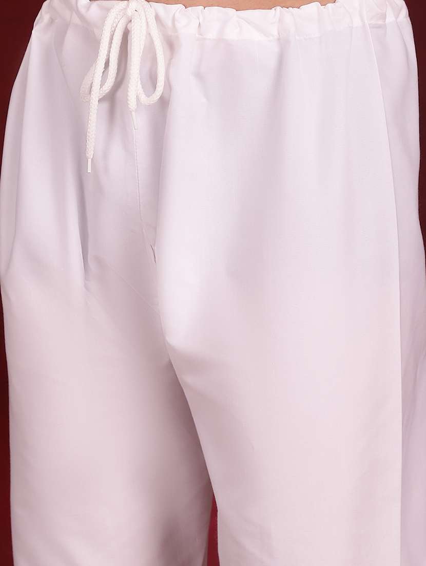 men mandarin neck kurta pyjama ethnic wear set - 20733107 -  Standard Image - 7