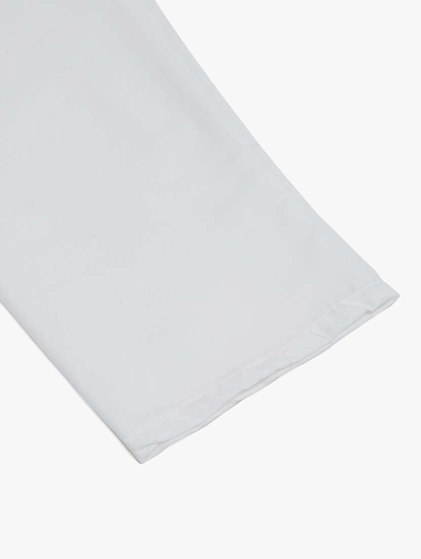 men solid with work mandarin neck kurta pyjama set - 20733229 -  Standard Image - 7