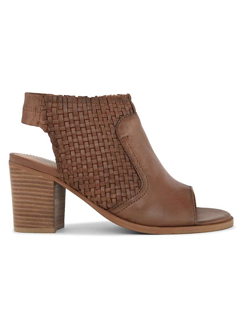 Hosis Brand Tan Back Strap Sandal