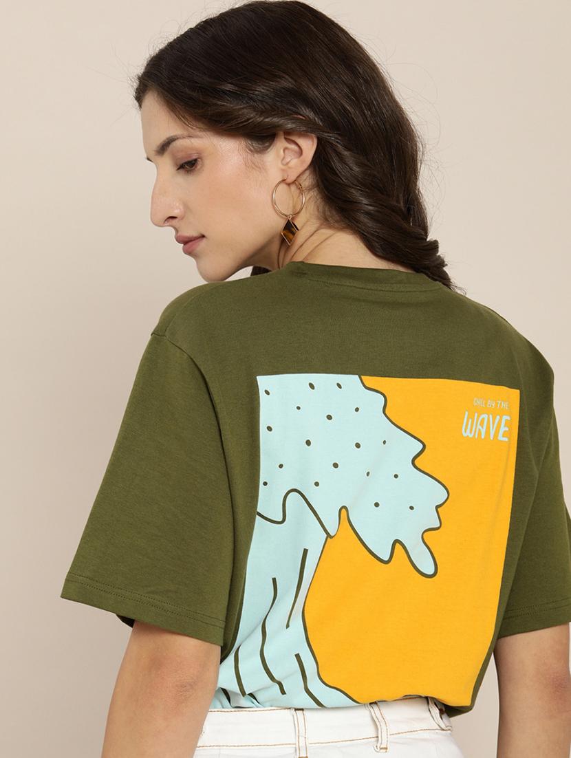 women graphic printed oversized t-shirt - 20745298 - Standard Image - 2
