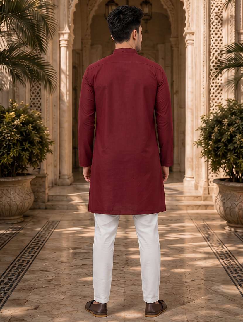 pack of 2 multi coloured solid long kurta - 20754795 -  Standard Image - 2