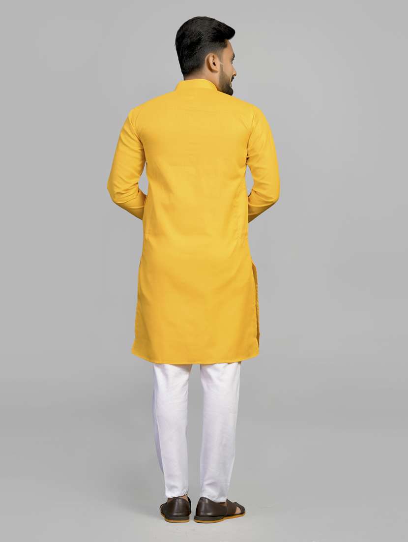 men pack of 2 solid long kurta - 20754803 -  Standard Image - 2