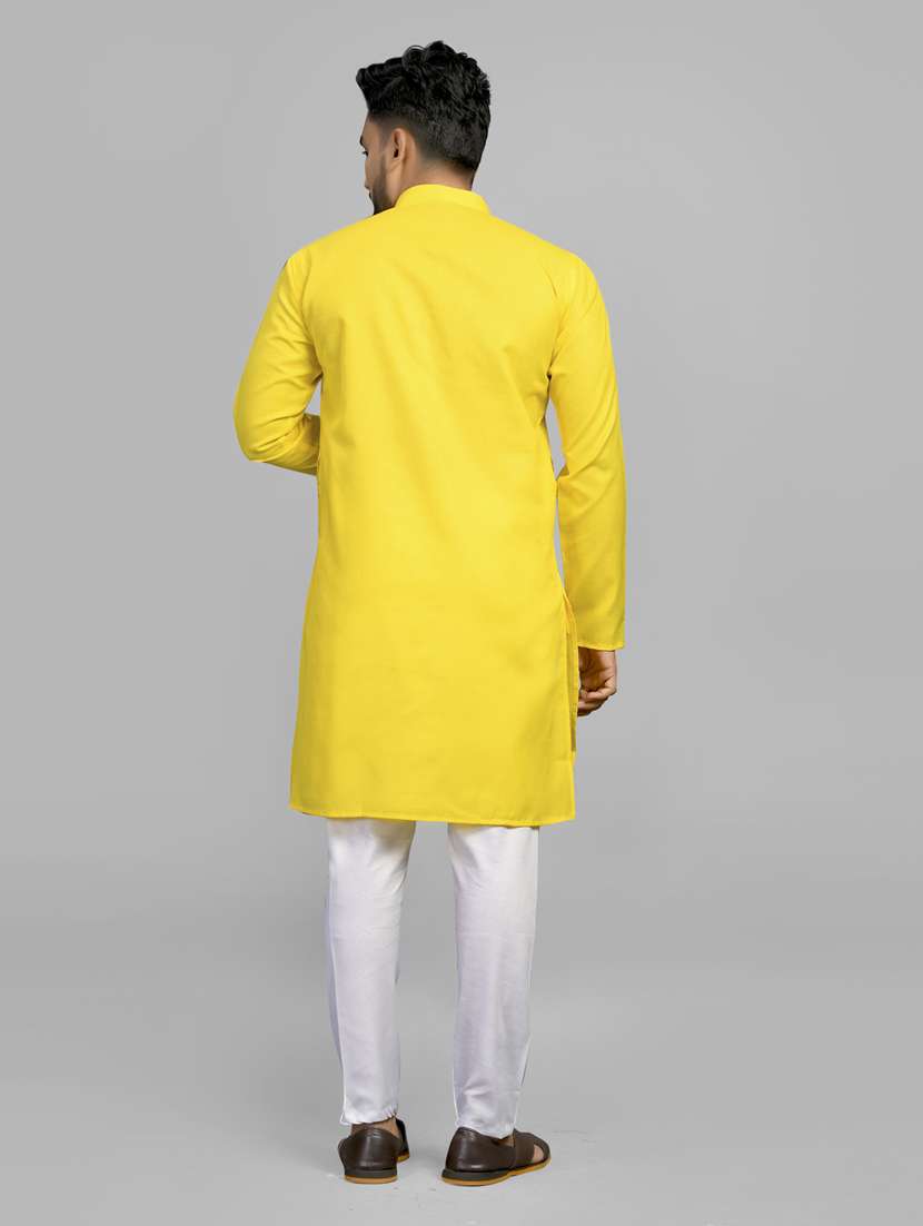 men pack of 2 solid long kurta - 20754812 -  Standard Image - 2