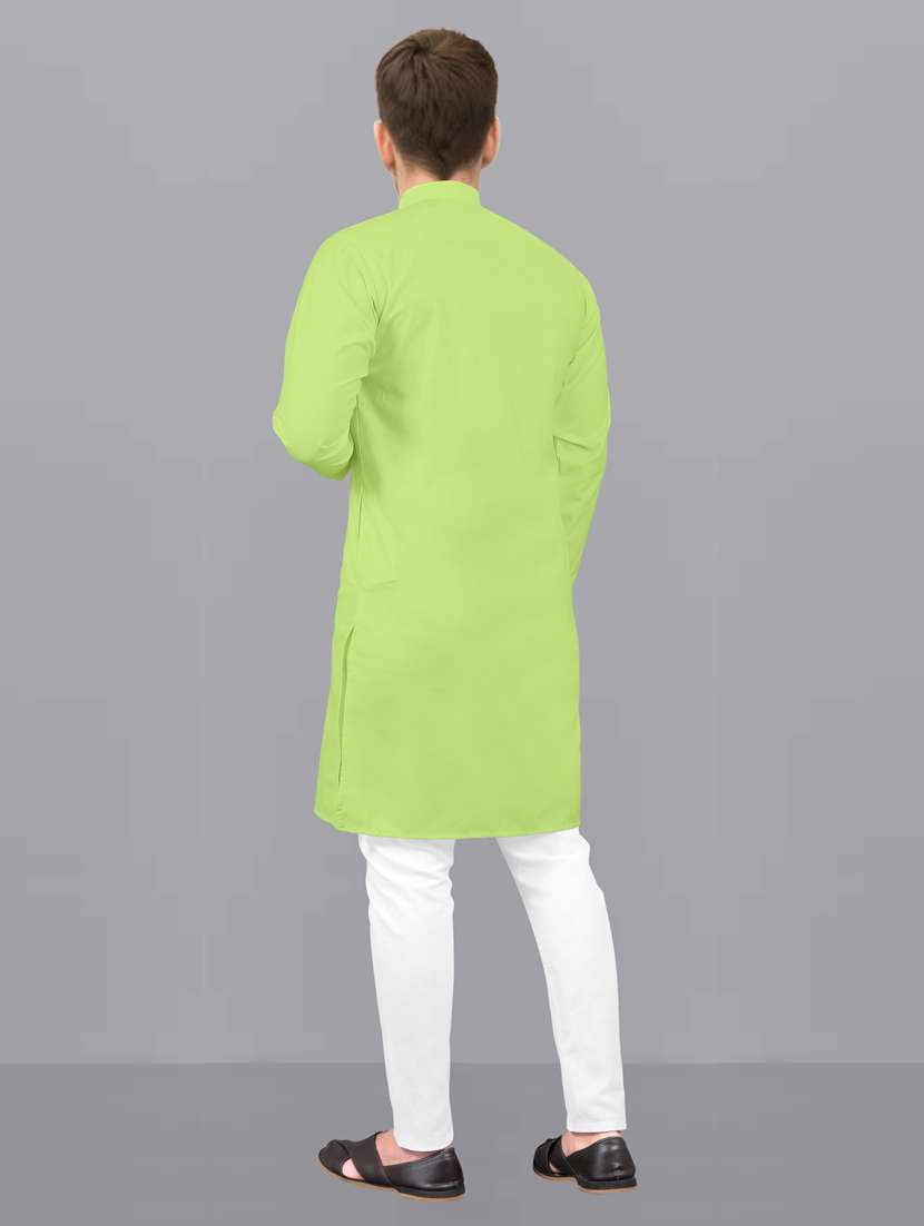men pack of 2 solid kurta pyjama set - 20754875 -  Standard Image - 2