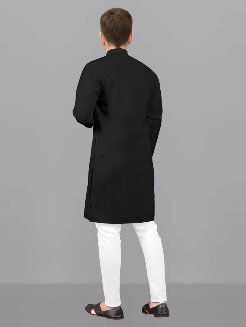 men pack of 2 solid kurta pyjama set - 20754891 -  Standard Image - 2