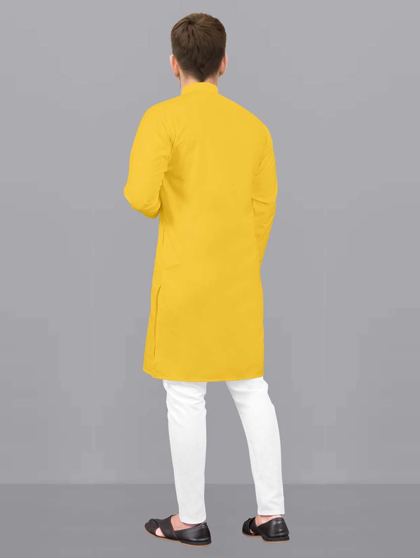 men pack of 2 solid kurta pyjama set - 20755011 -  Standard Image - 2