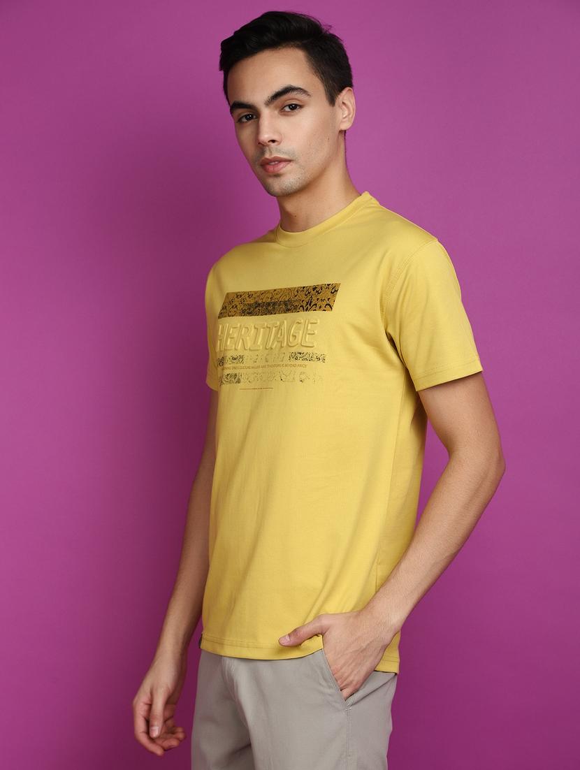 men chest print short sleeve t-shirt - 20755371 - Standard Image - 2