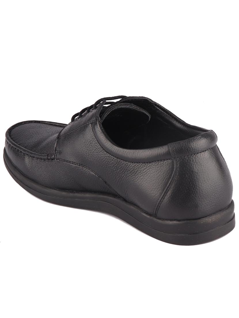 black leather laceup derbies - 20755997 - Standard Image - 2