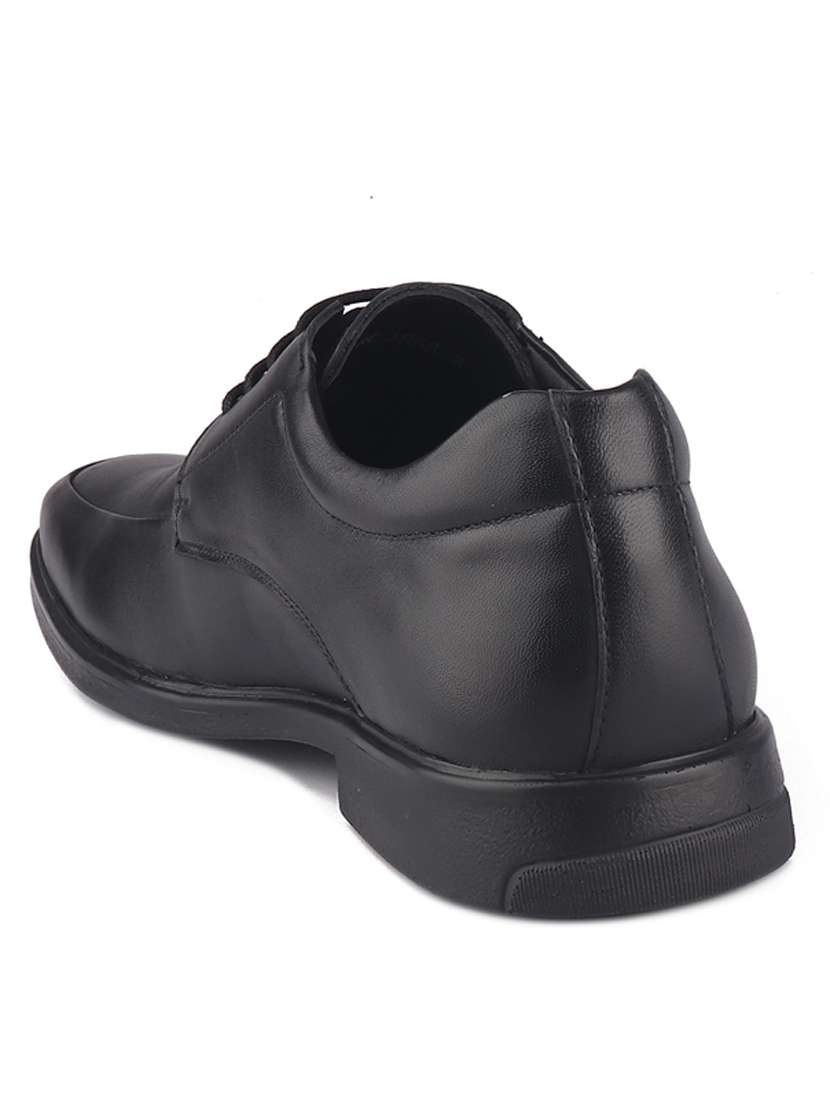 black leather laceup derbies - 20756005 -  Standard Image - 2