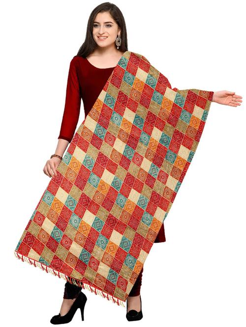 women multi color printed dupatta - 20757389 - Standard Image - 0