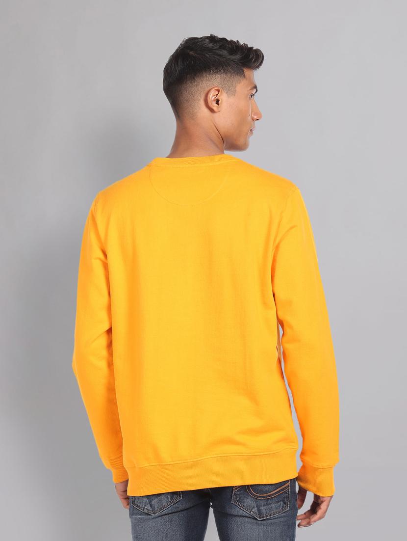 yellow chest embroidered detailed sweatshirt - 20757475 - Standard Image - 2