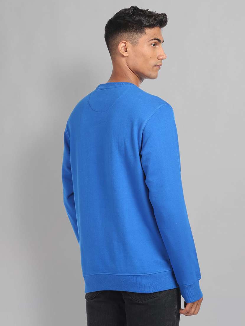 blue chest embroidered detailed sweatshirt - 20757476 - Standard Image - 2