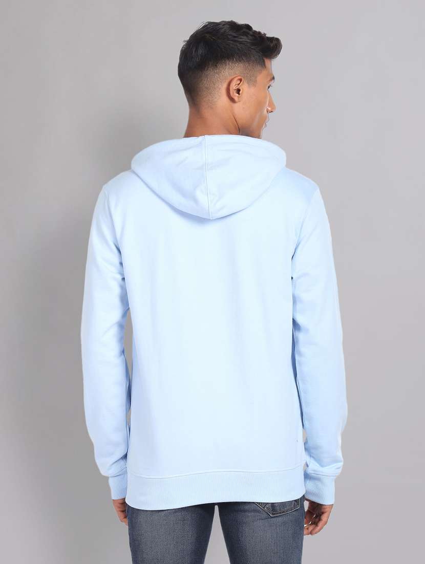 solid purist blue hooded sweatshirt - 20757477 - Standard Image - 2
