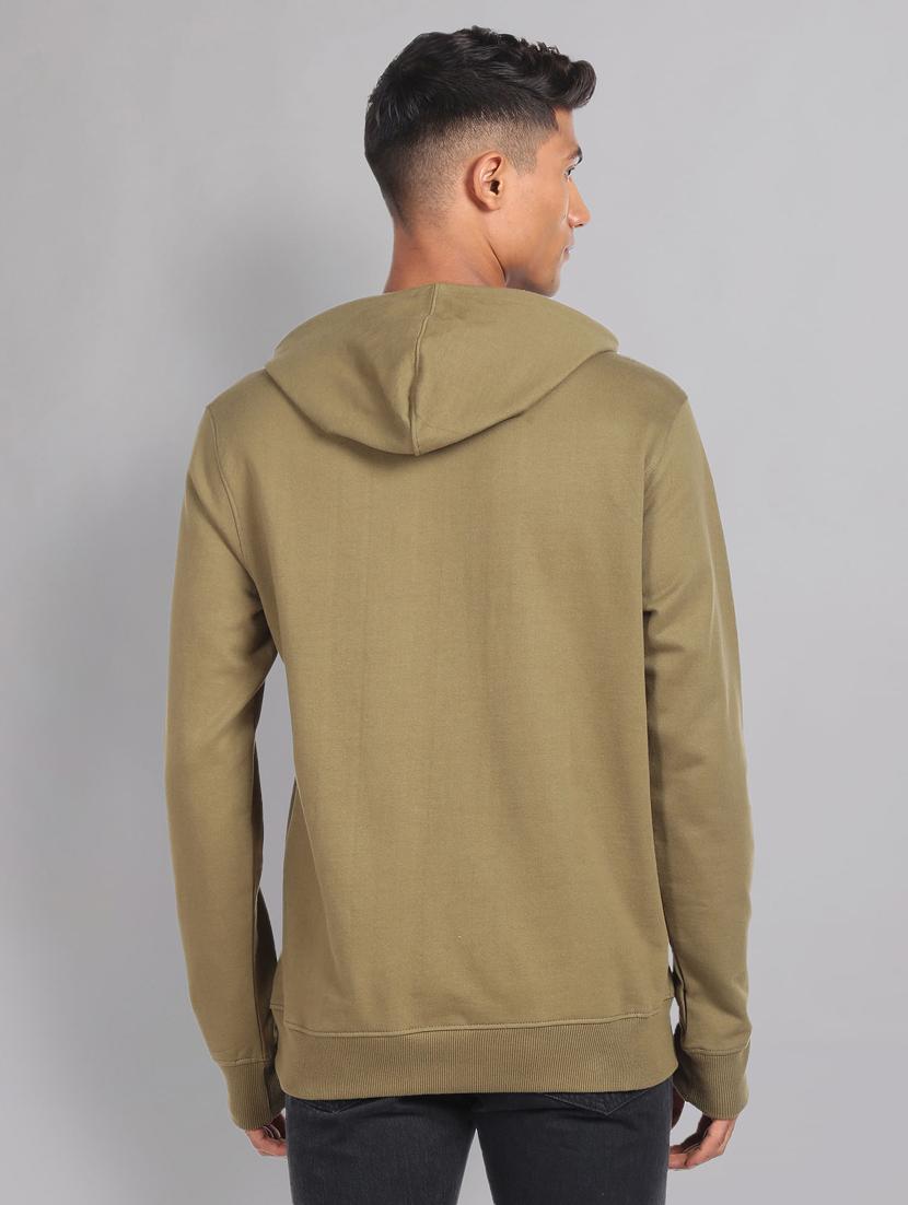 solid green hooded sweatshirt - 20757479 - Standard Image - 2