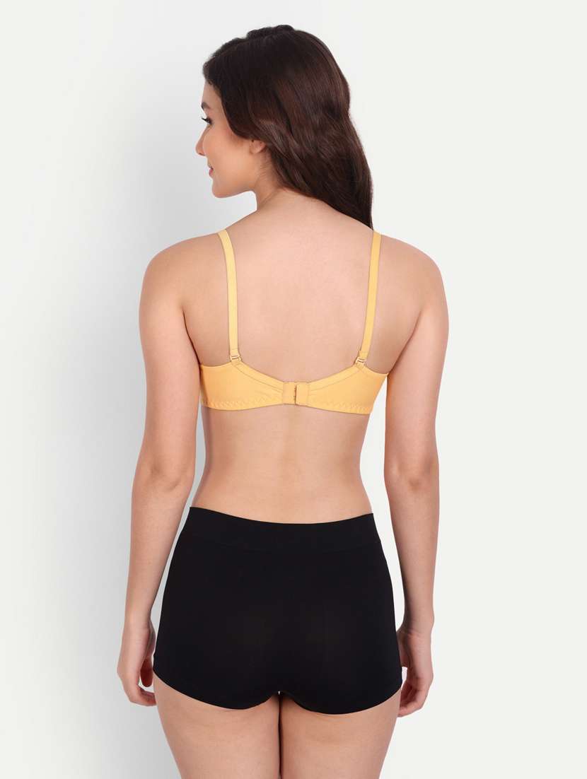 pack of 2 solid multi colored t-shirt bra - 20764082 - Standard Image - 2