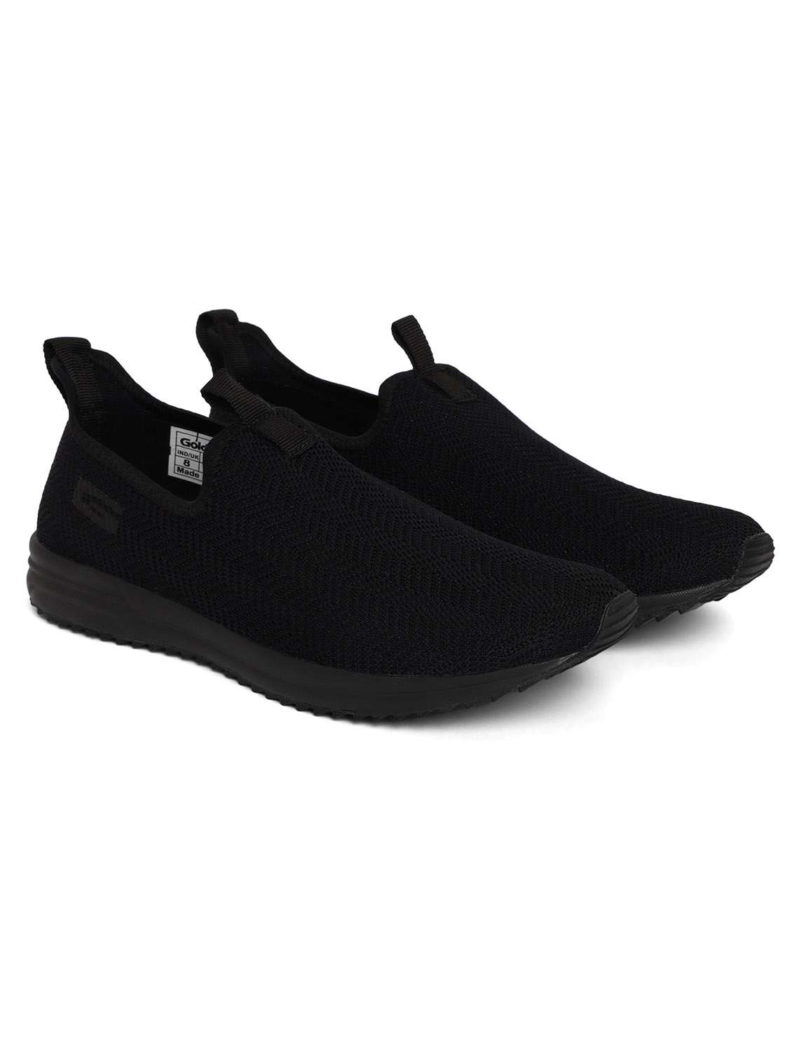 black walking  slip on sport shoe - 20764692 -  Standard Image - 2
