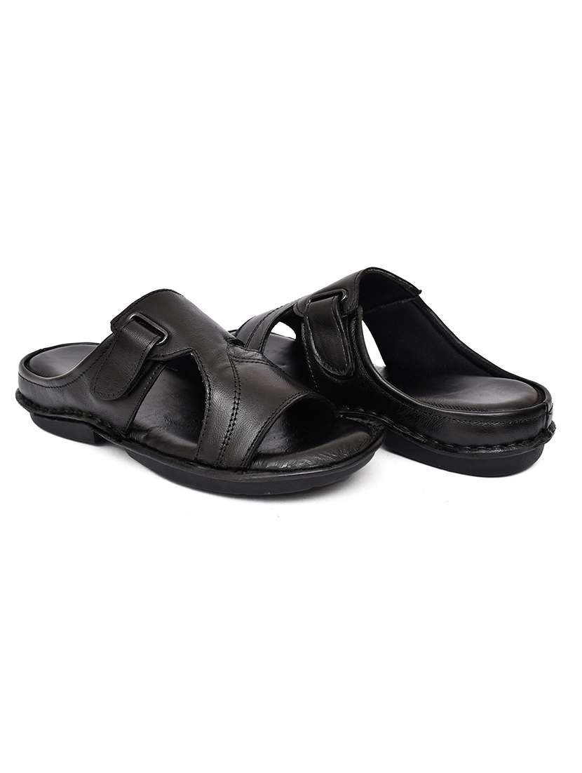 black slip on sandal - 20795201 -  Standard Image - 2