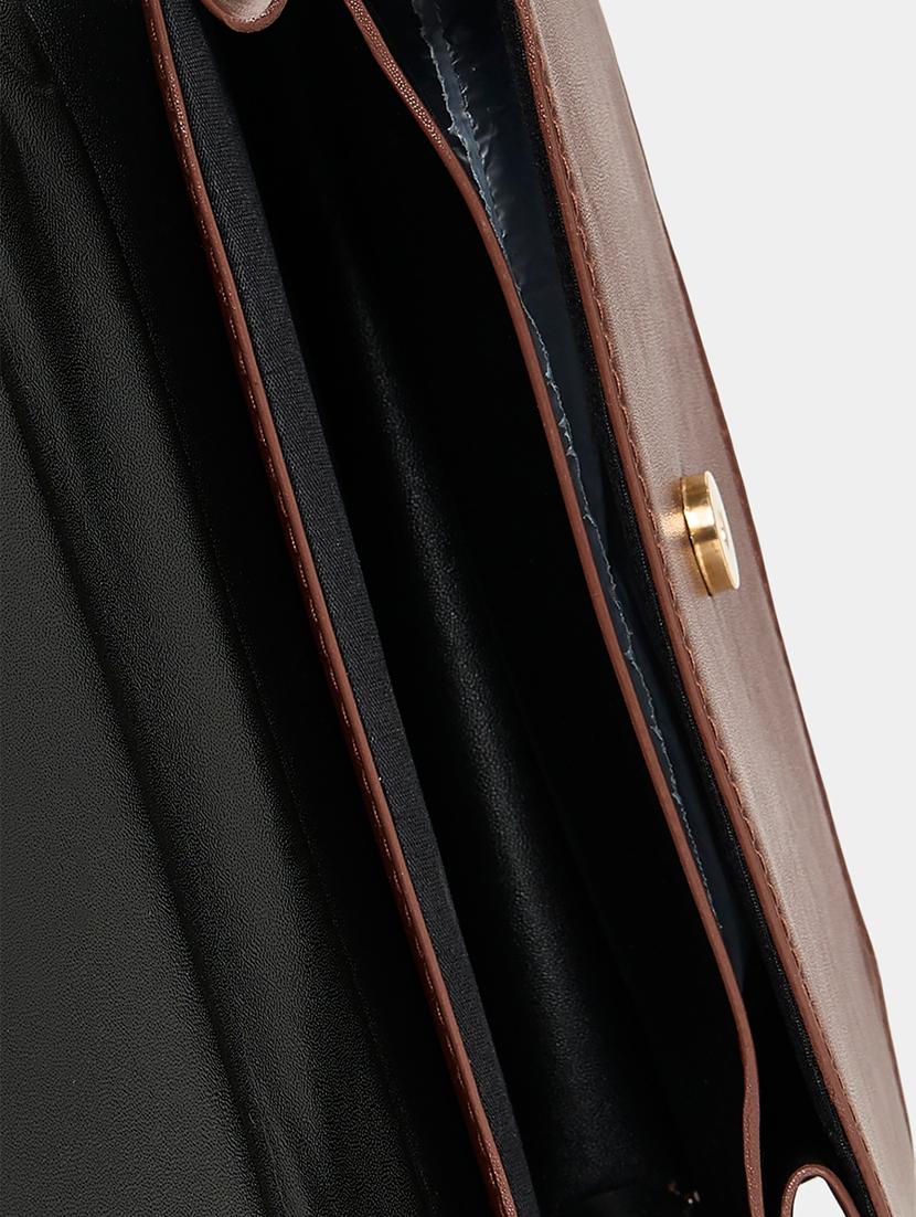 brown textured sling bag - 20806356 - Standard Image - 2