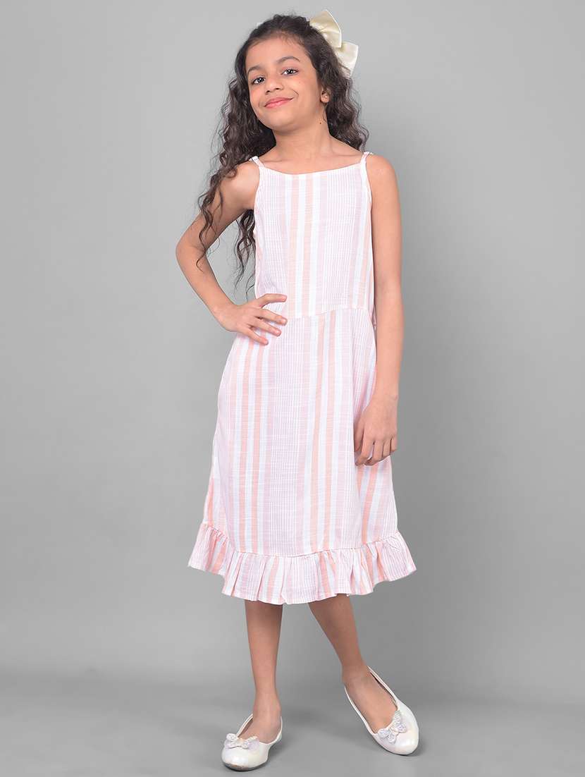 pink viscose frock - 20806623 -  Standard Image - 2