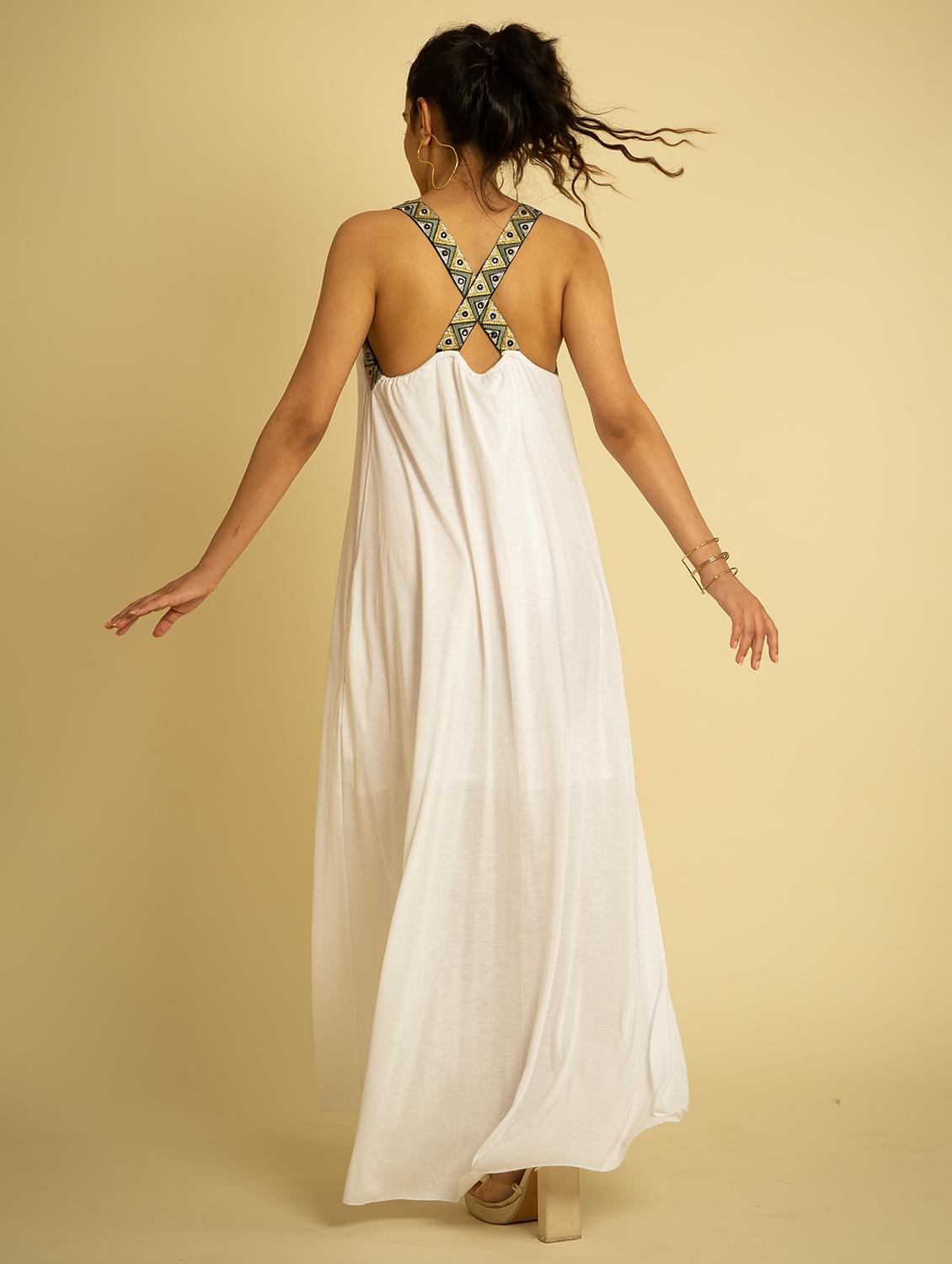 women white printed a-line dress - 20807348 - Standard Image - 2