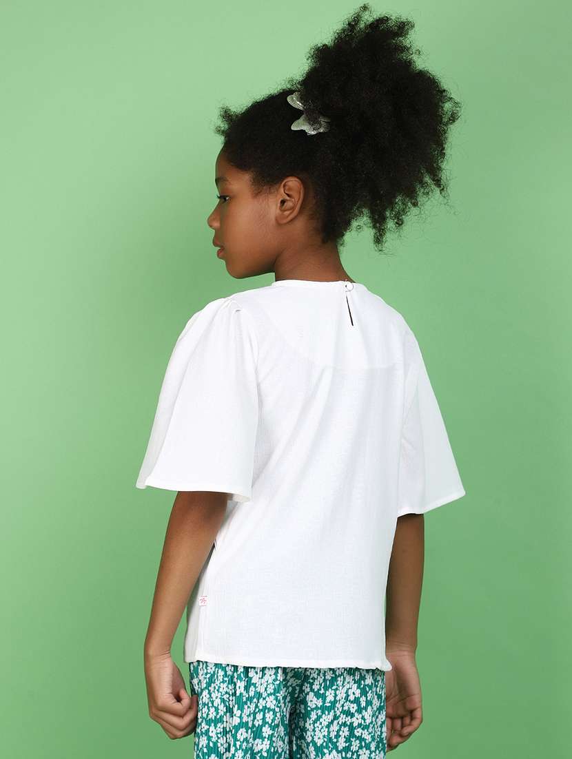 white cotton top - 20809886 -  Standard Image - 2