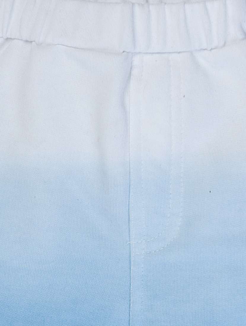 kids light blue ombre shaded shorts - 20810229 - Standard Image - 2