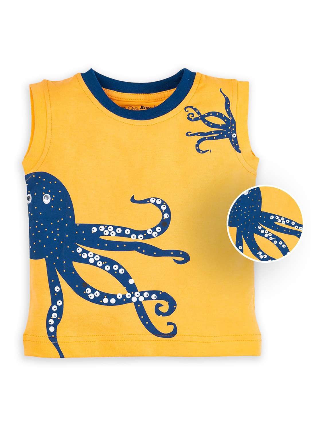 round neck front printed t-shirt