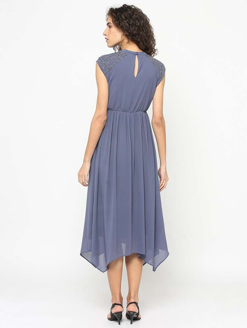women embellished asymmetric dress - 20810887 -  Standard Image - 2
