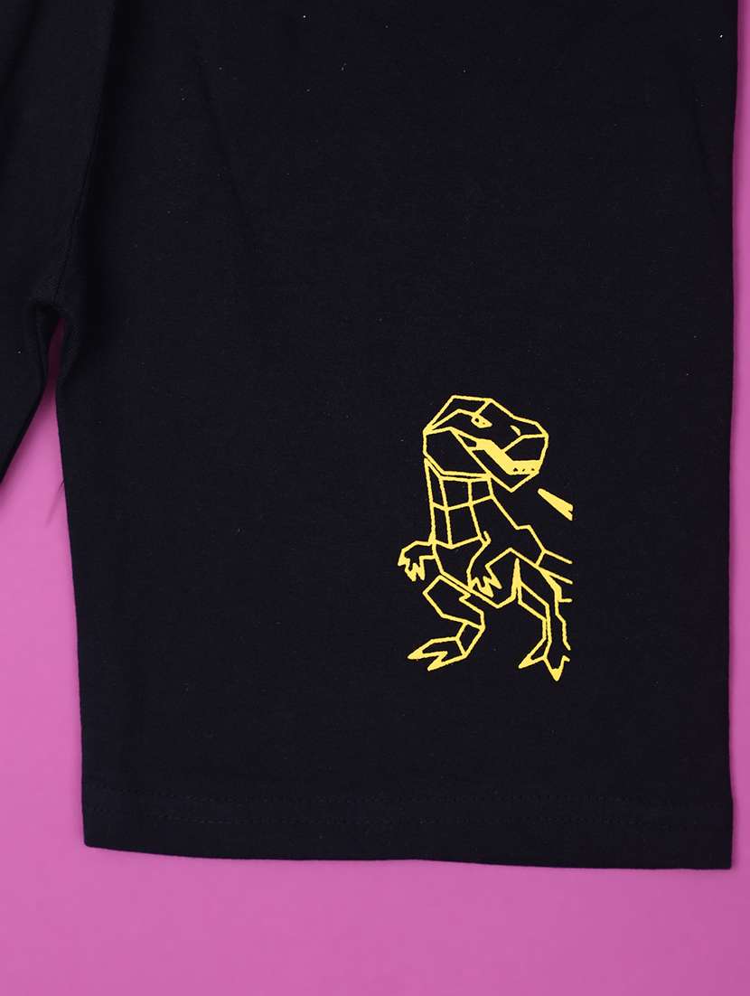 boys round neck printed shorts set - 20811732 -  Standard Image - 2