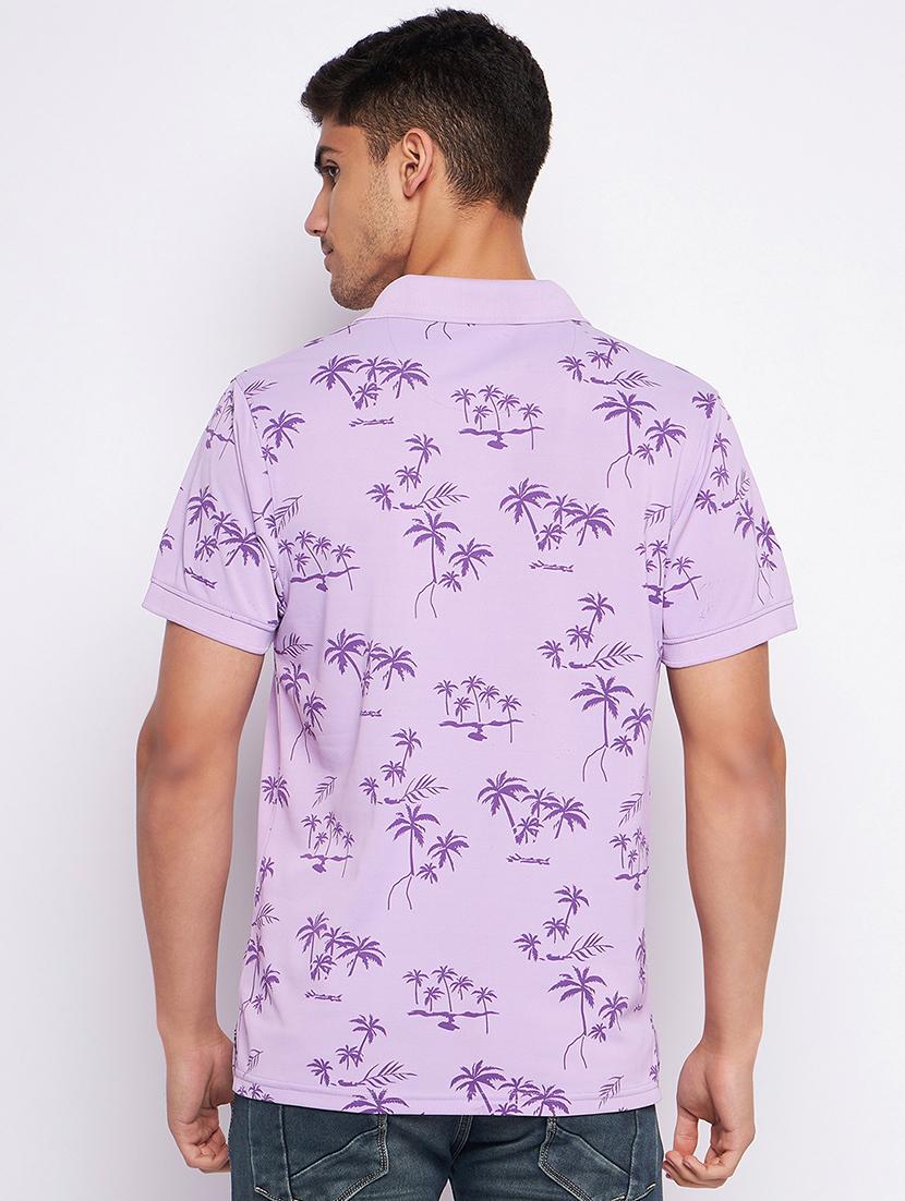 men polo neck printed t-shirt - 20814376 - Standard Image - 2
