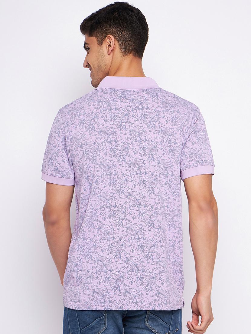 men polo neck printed t-shirt - 20814399 - Standard Image - 2
