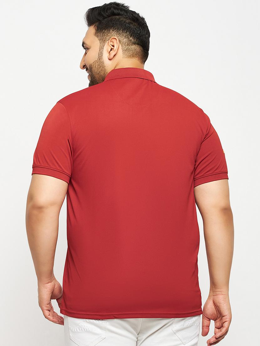 rust polyester plain tshirt - 20814504 - Standard Image - 2
