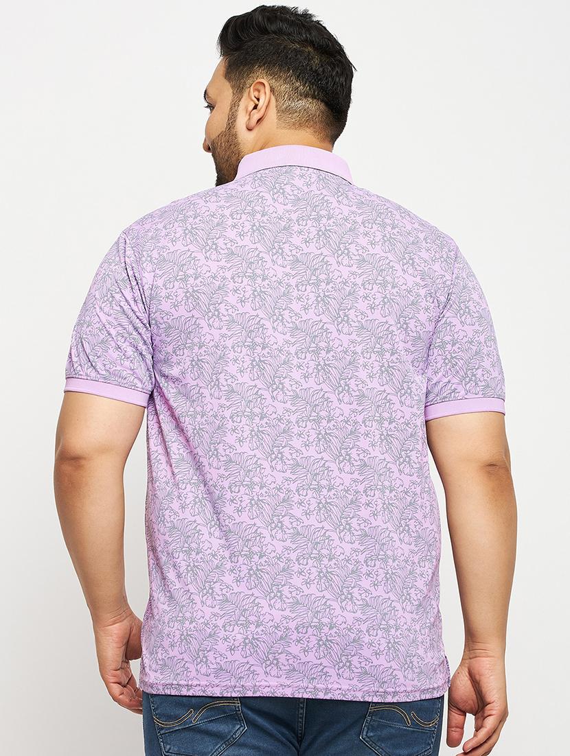 men polo neck printed t-shirt - 20814527 - Standard Image - 2